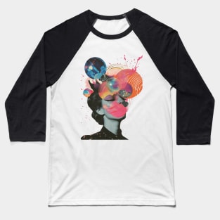 Cosmic Dreams: Abstract Portraiture of a Mind in the Universe Baseball T-Shirt